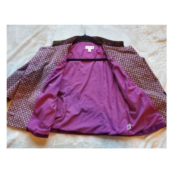 Isaac Mizrahi collab x target velvet blazer Y2K cotton blend - Picture 9 of 10